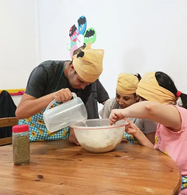 Actividad de cocina en IMSISA